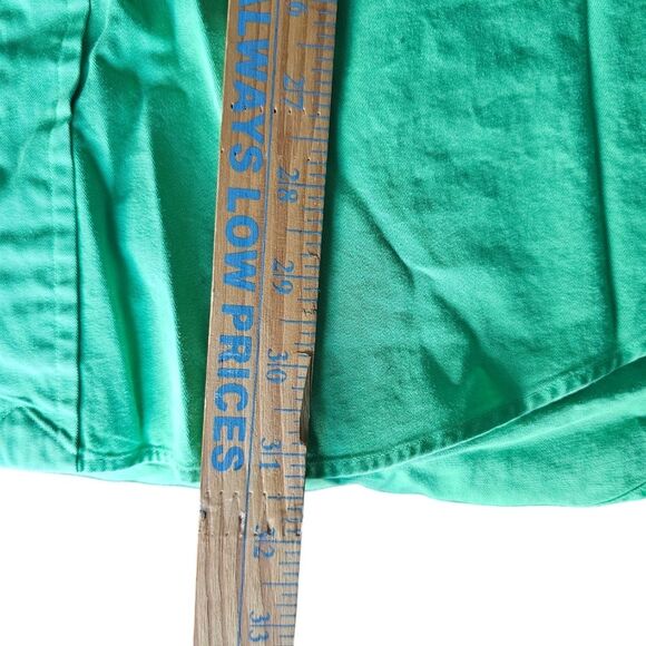 Ralph Lauren Button Up Short Sleeve Classic Fit Preppy Shirt Green Men's Sz L - Picture 9 of 10